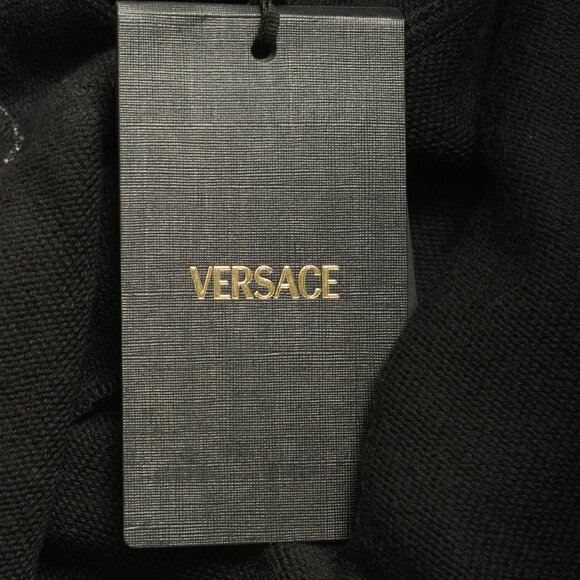 Versace Men's Multi-Color Hooded Full Zip Track Jacket Hoodie US 2XL IT 56 - Picture 5 of 6